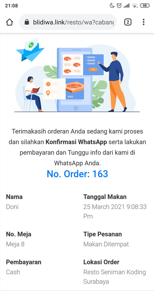 BliDiWA eMenu & Self-Ordering System, digital menu, emenu, menu pdf, menu qr code