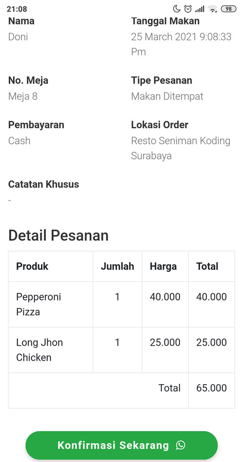 BliDiWA eMenu & Self-Ordering System, digital menu, emenu, menu pdf, menu qr code
