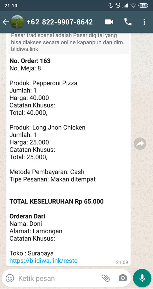 BliDiWA eMenu & Self-Ordering System, digital menu, emenu, menu pdf, menu qr code
